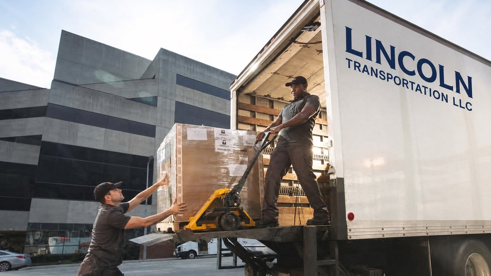 Lincoln Transportation freight loading operation