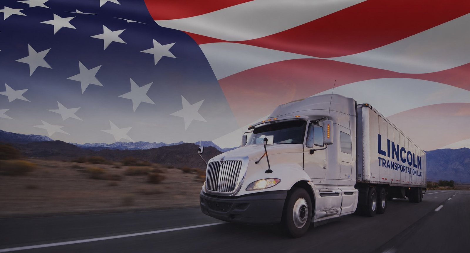 Lincoln Transportation semi truck serving routes across the United States